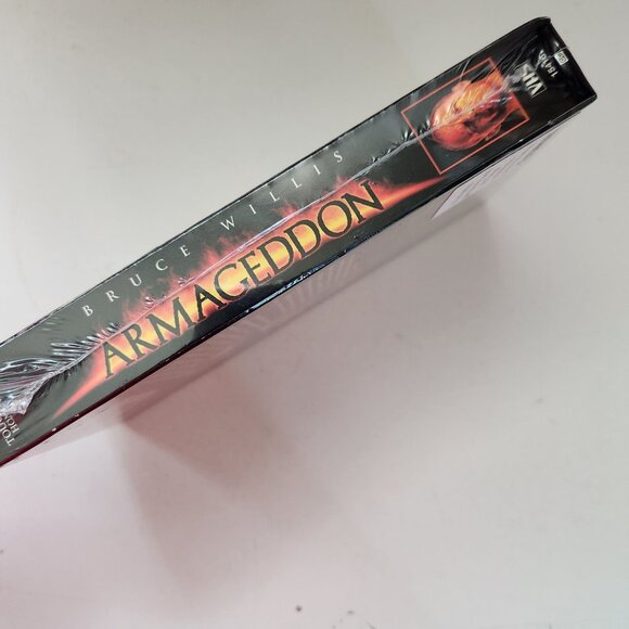Armageddon VHS Movie Starring Bruce Willis Sealed New - Picture 3 of 6